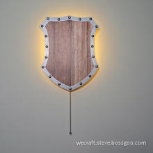 Medieval Shield Decorative Wall Lamp Led Wall Lamps